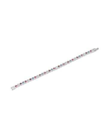Espree Coloured Crystal Magnetic Tennis Bracelet