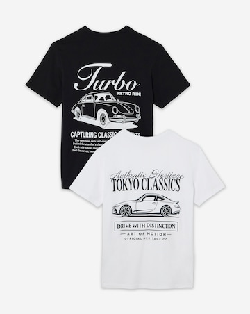 Jack & Jones Motion Crew neck T-Shirt 2 Pack