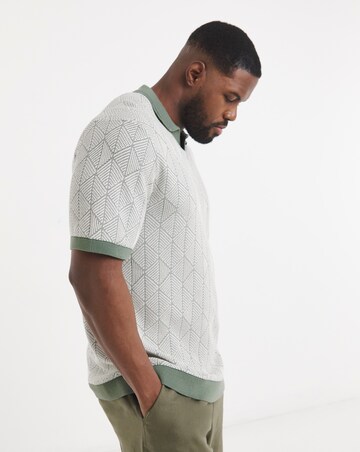 Jack & Jones Premium Blake Split Neck Knit Polo