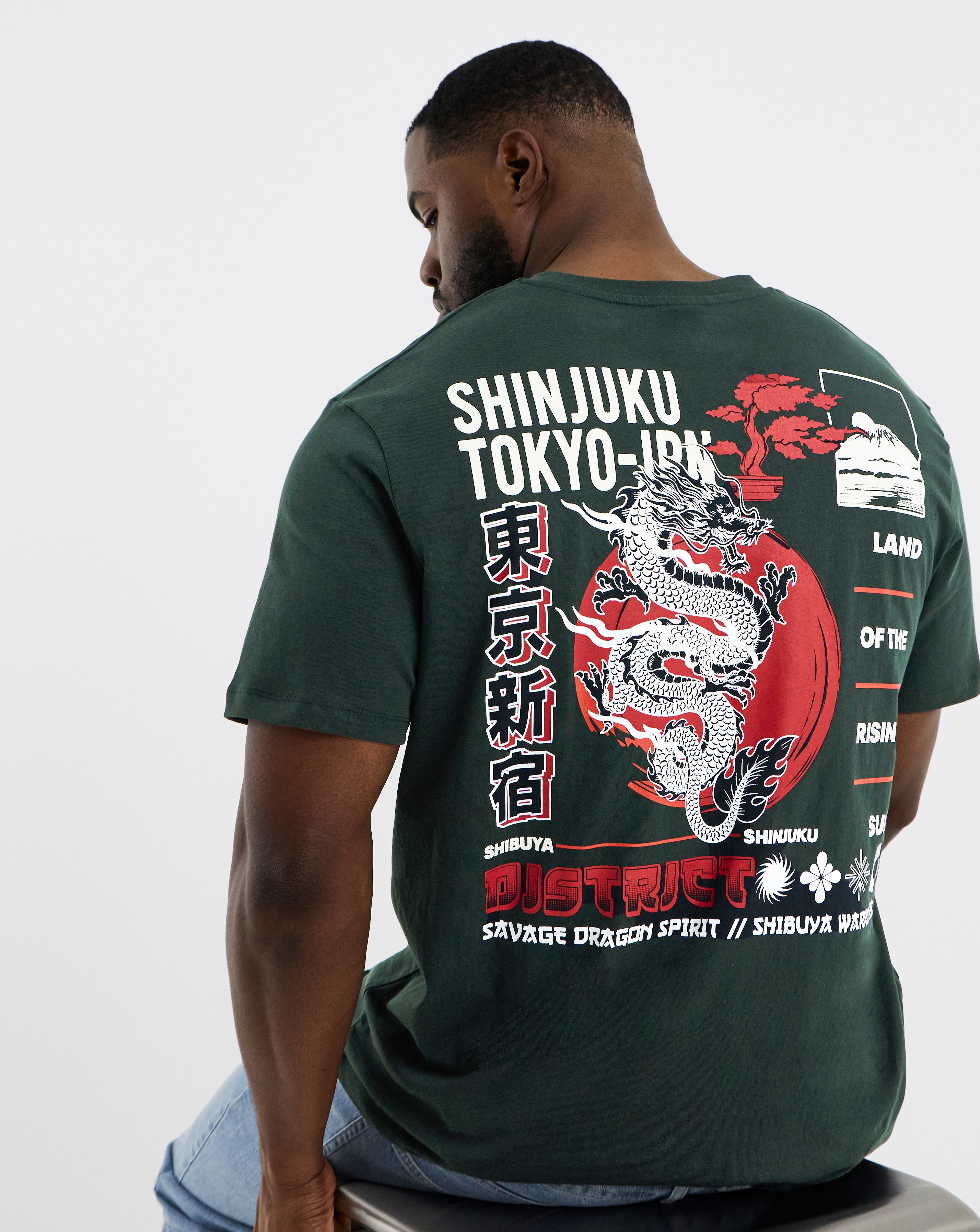 Jack & Jones Graphic T-Shirt - Green