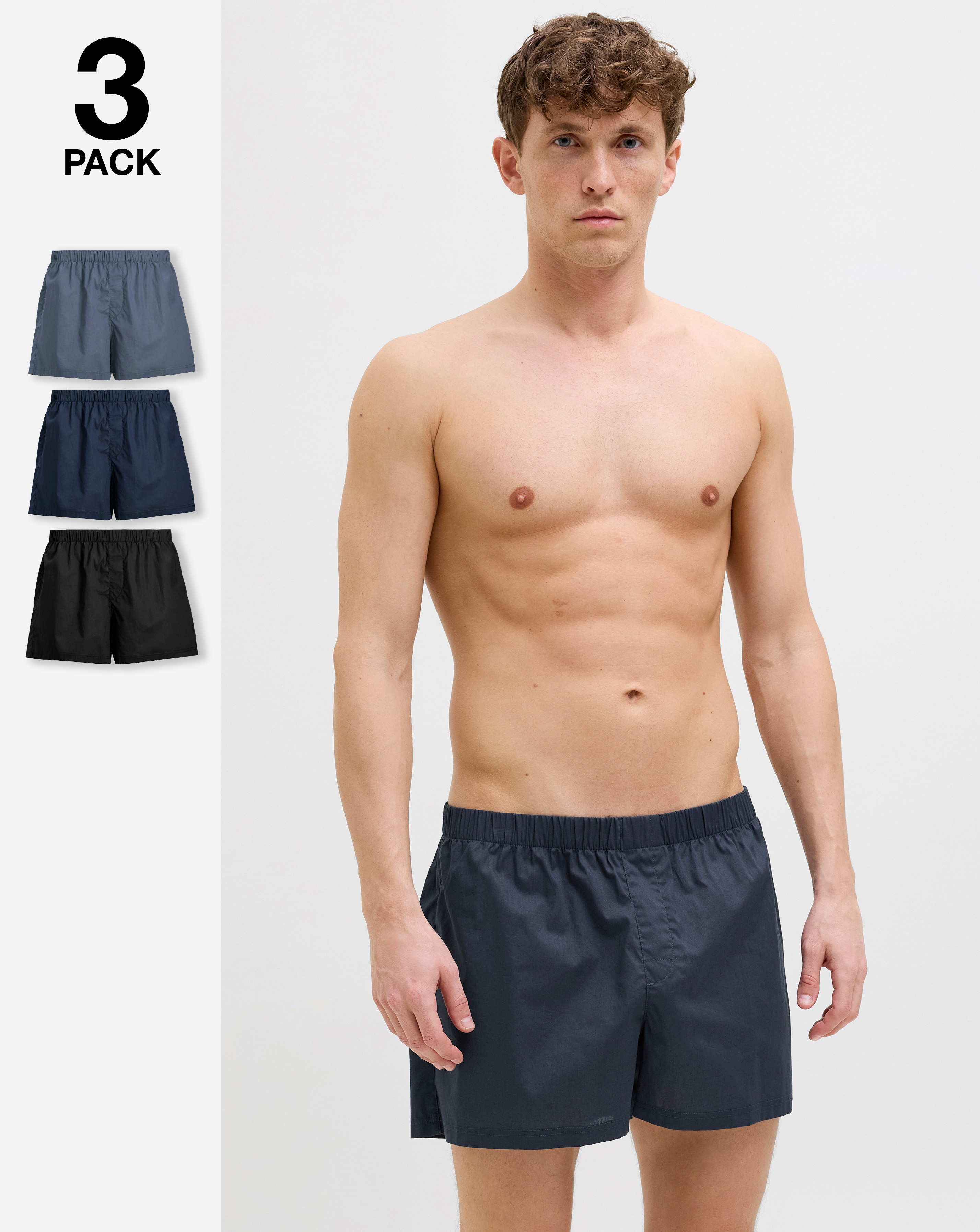 New In - Jack & Jones Milano Woven Boxers -Multi