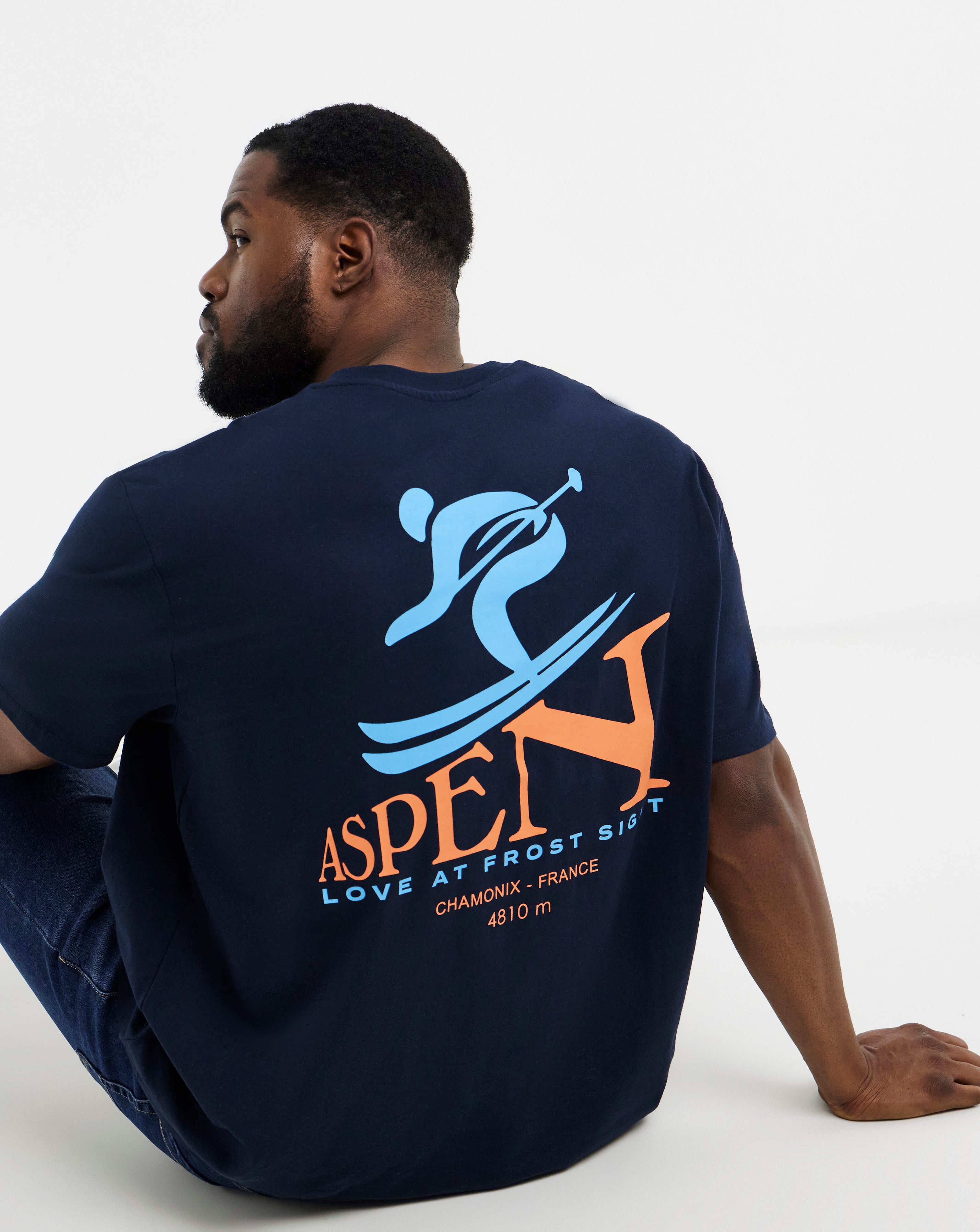 New In - Jack & Jones Aspen Back Graphic T-Shirt