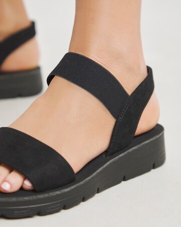 Stretchy Strap Sandal Ex Wide