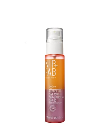 Nip + Fab Peptide Fix 2-in-1 Tone and Top Up mist 4% SPF 50