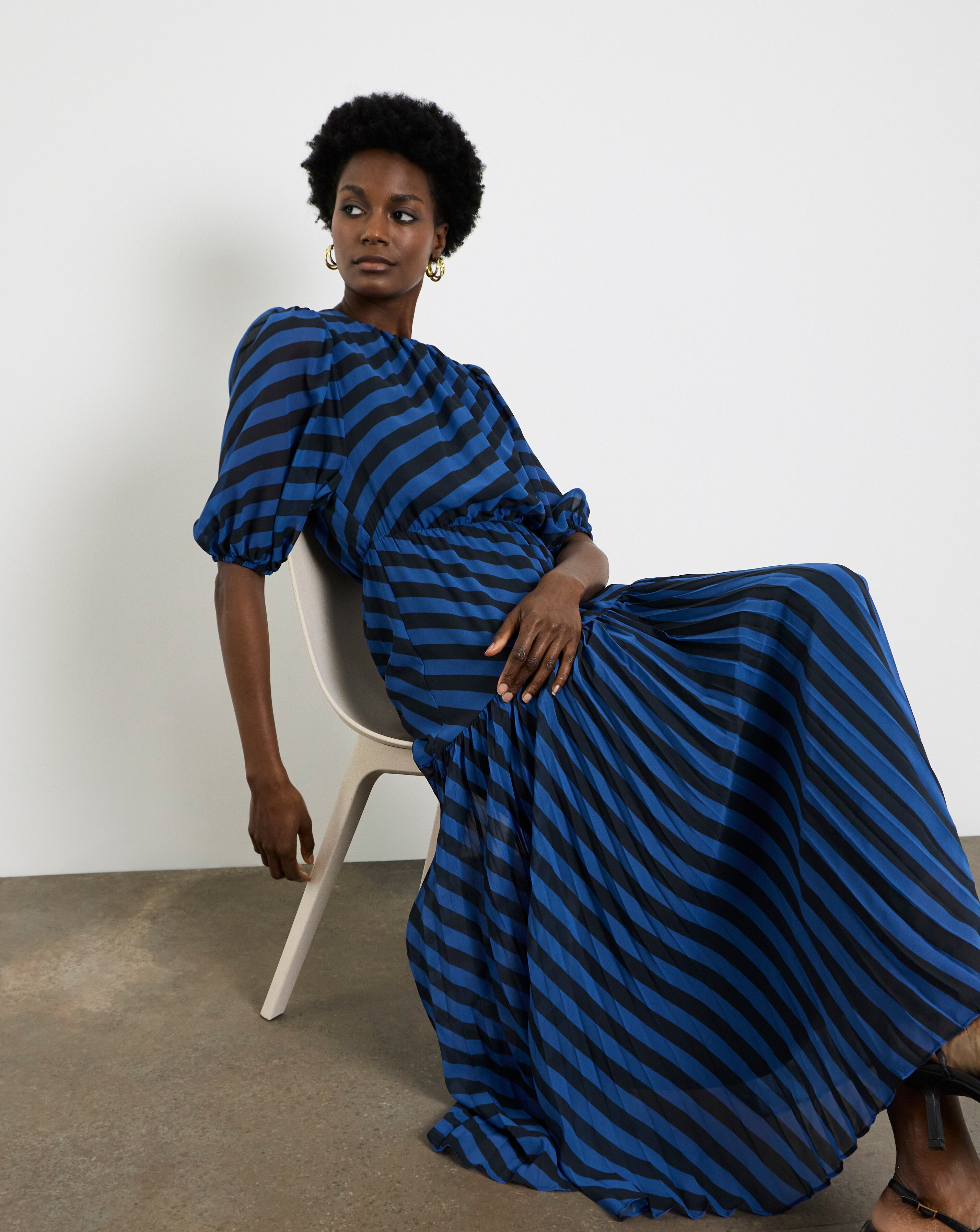 New In - Joanna Hope Stripe Print Maxi Dress