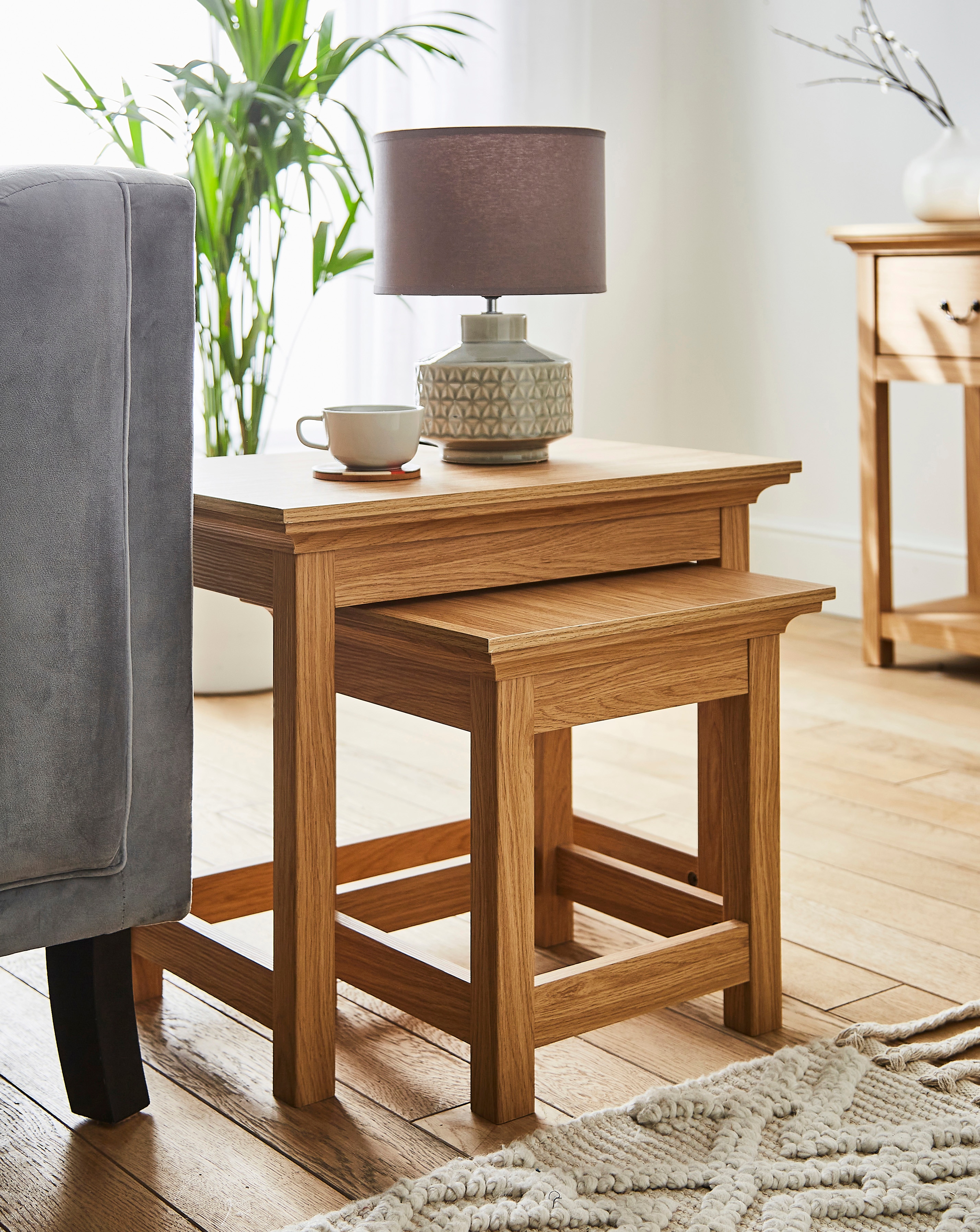 Julipa Ashford Nest of Tables - Oak