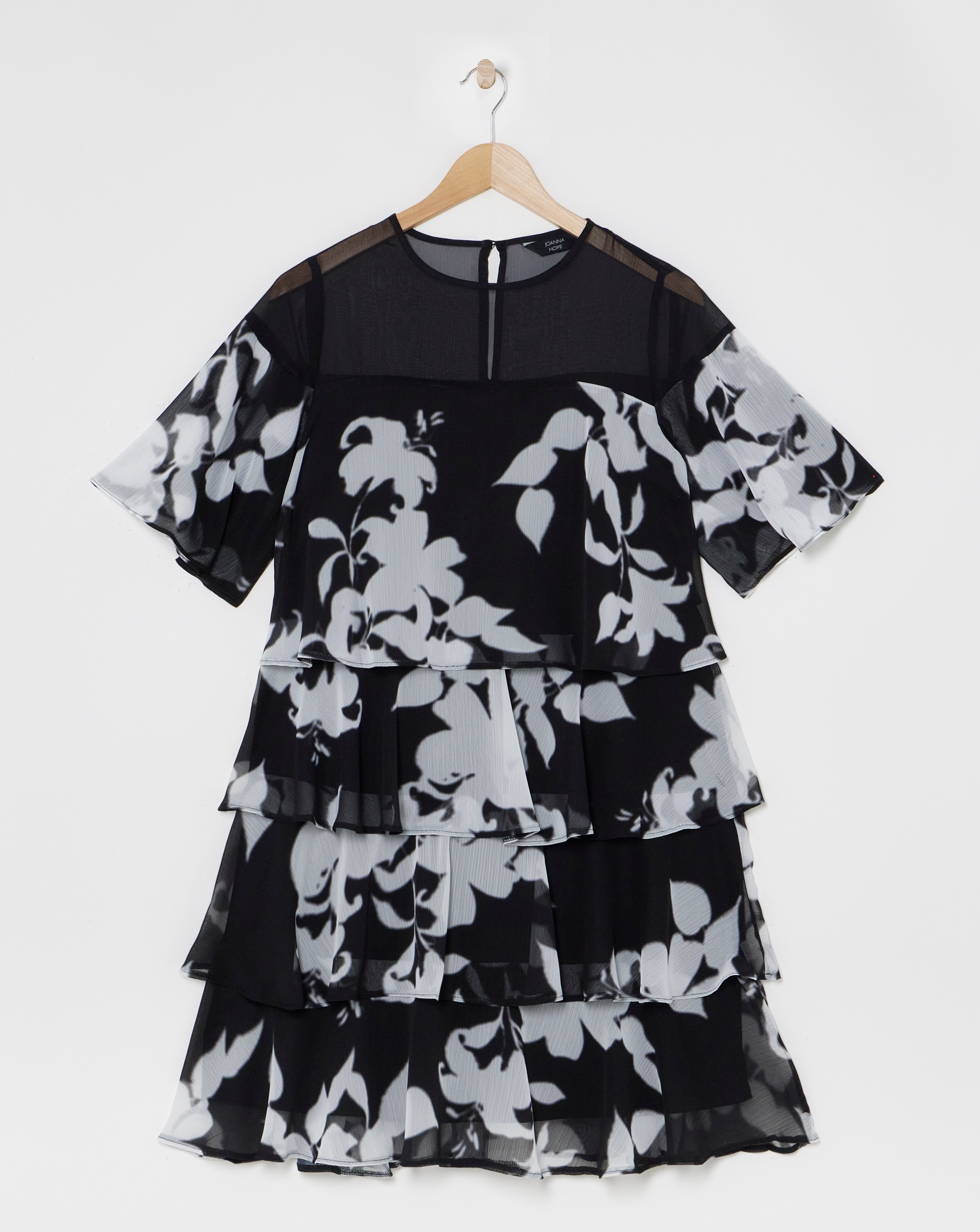 Joanna Hope Tiered Shift Dress