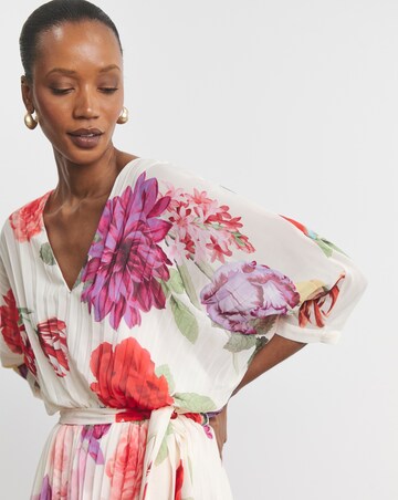 Joanna Hope Pleated Maxi Dress