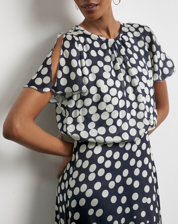 Joanna Hope Split Sleeve Maxi Dress