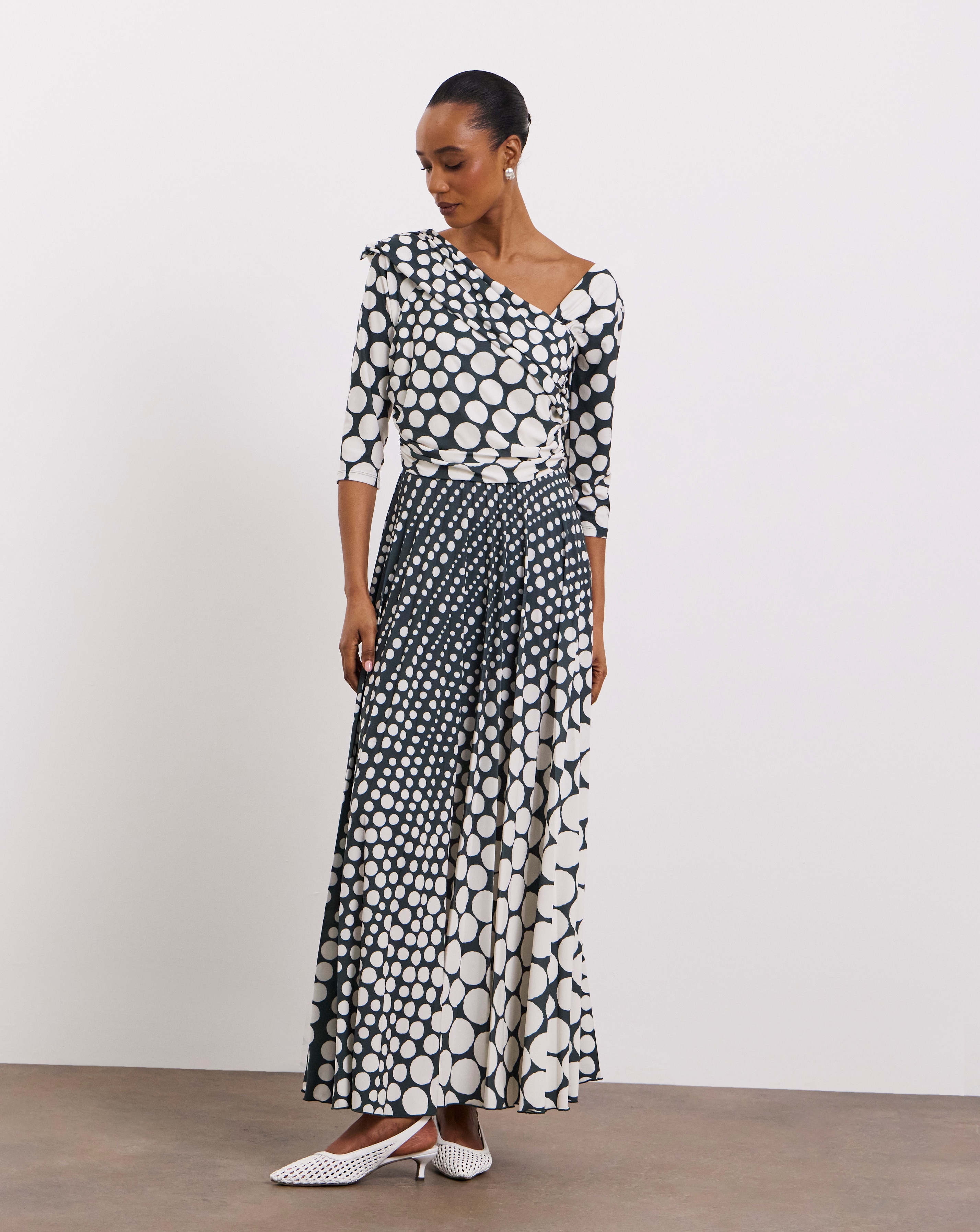 New In - Joanna Hope Pleated Jersey Dress