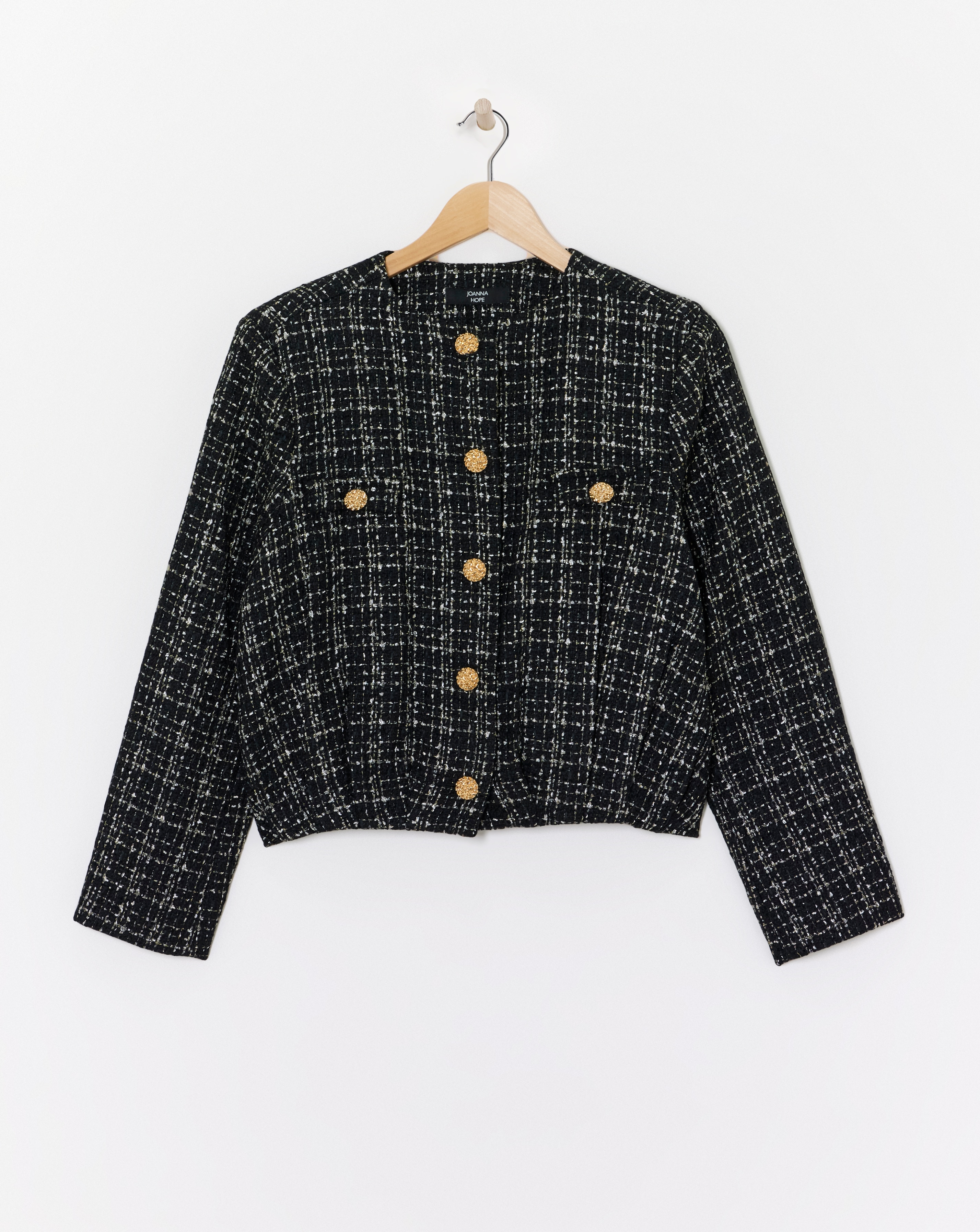 Joanna Hope Boucle Bomber Jacket