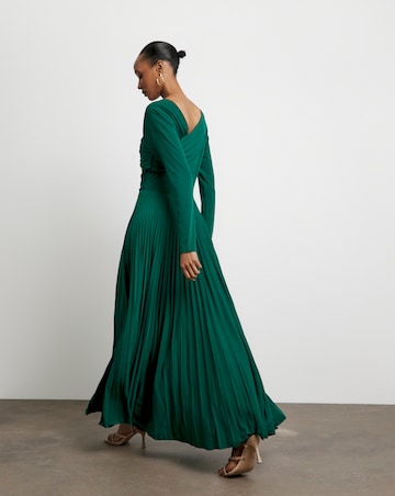 Joanna Hope Pleated Jersey Dress