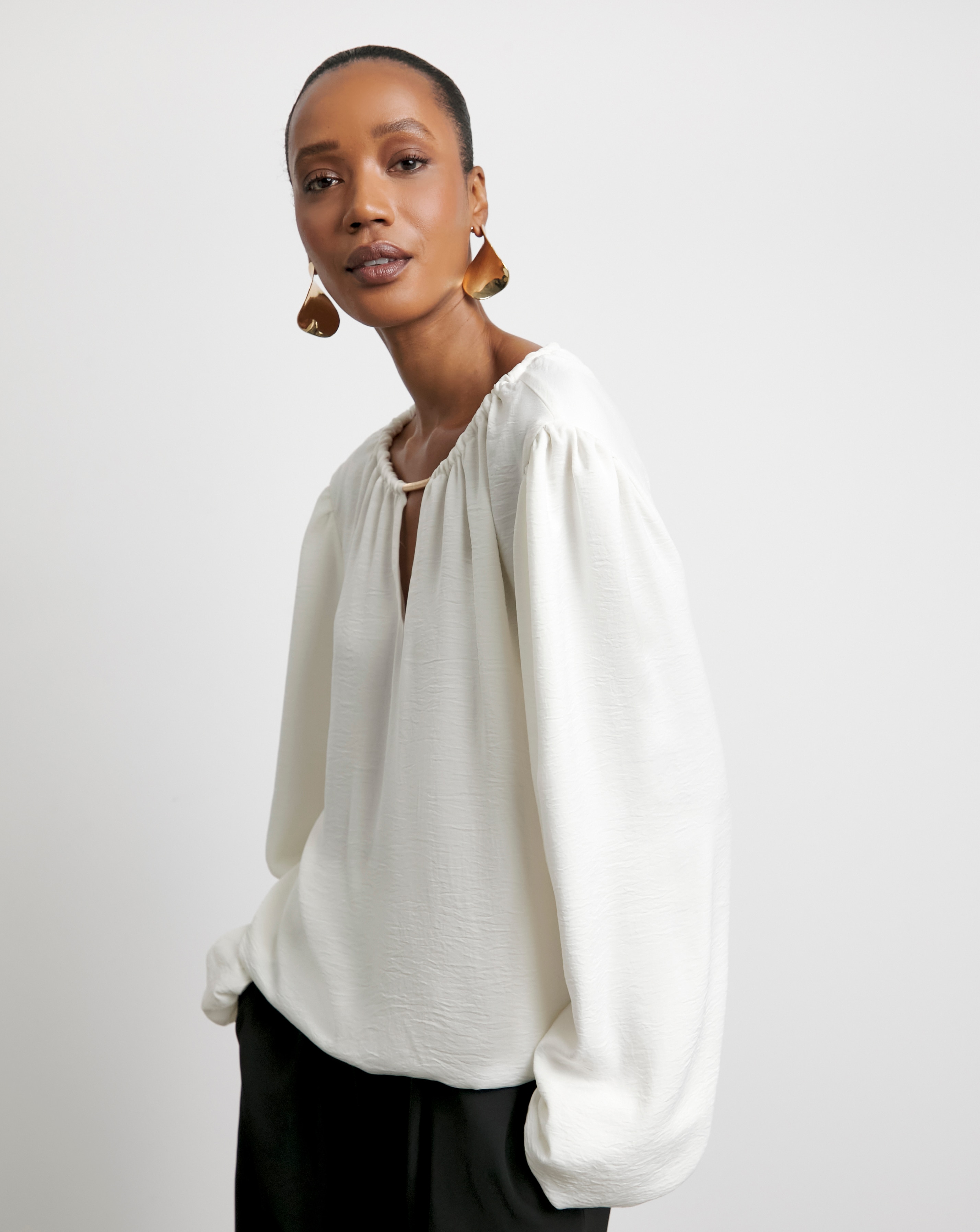 Joanna Hope Puff Sleeve Blouse