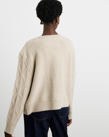 Joanna Hope Embellished Knit Cardigan