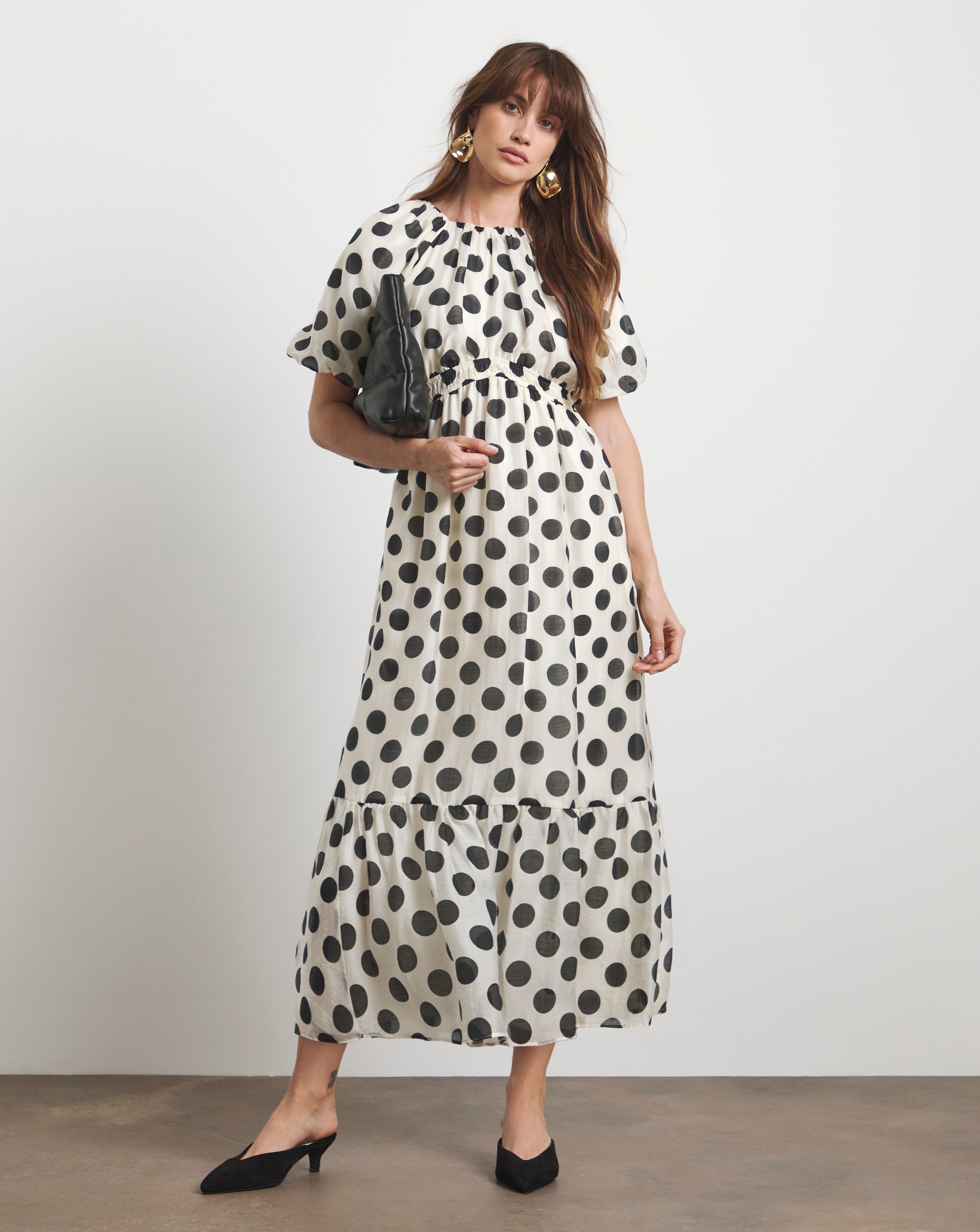 Joanna Hope Puff Sleeve Dress