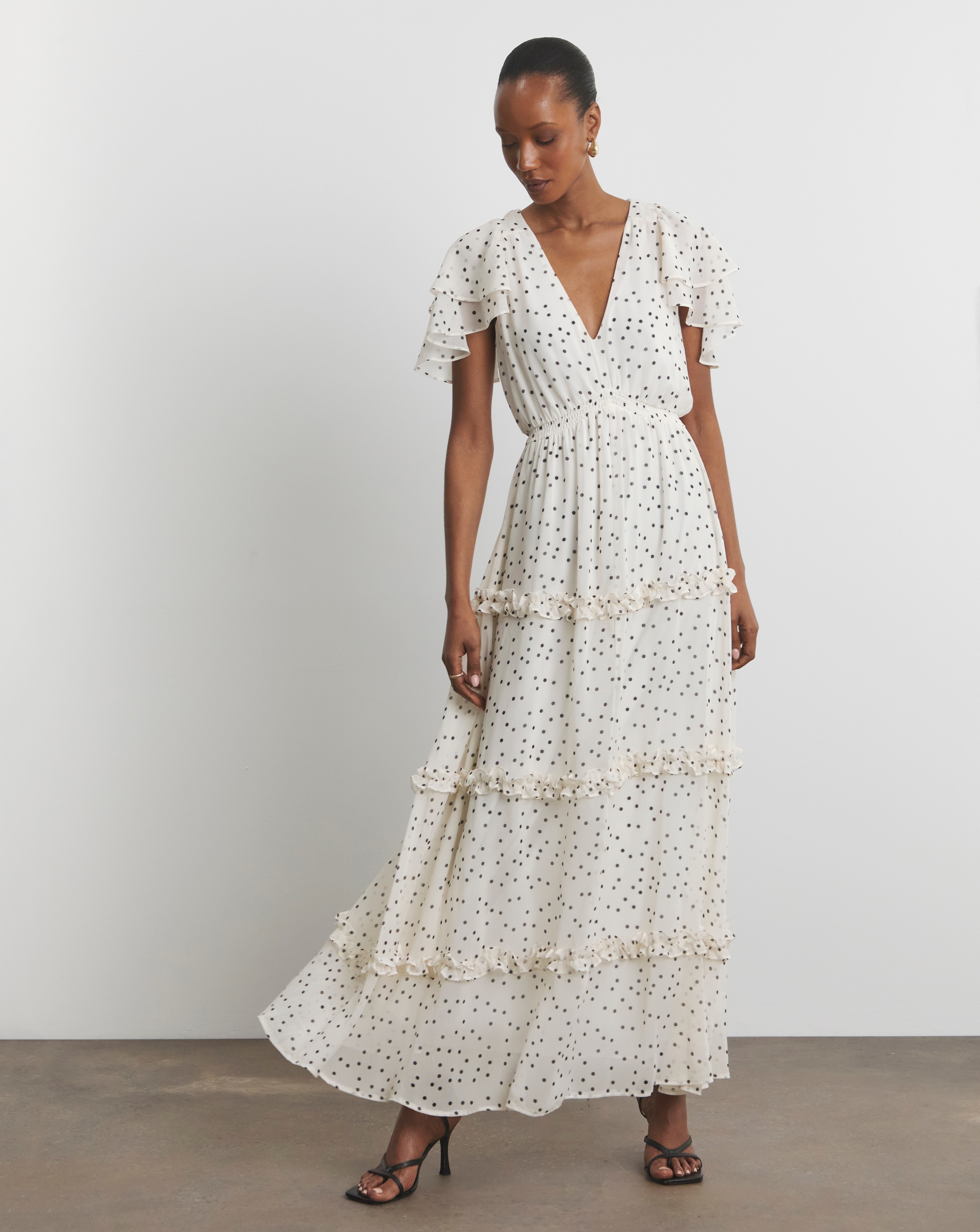 Joanna Hope Maxi Ruffle Dress