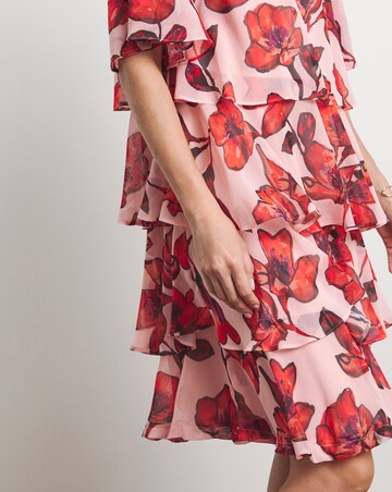 Joanna Hope Tiered Shift Dress