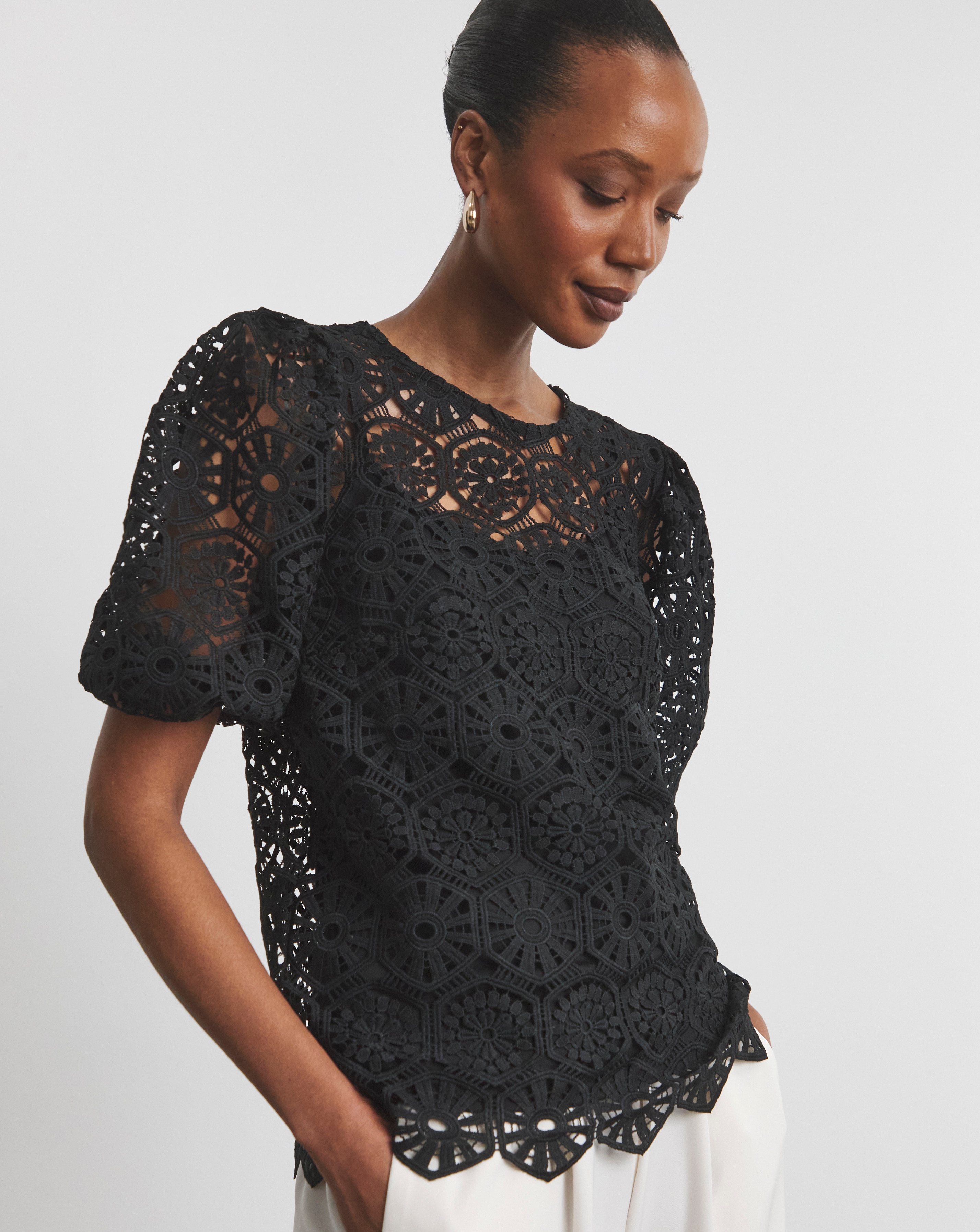 Joanna Hope Crochet Blouse