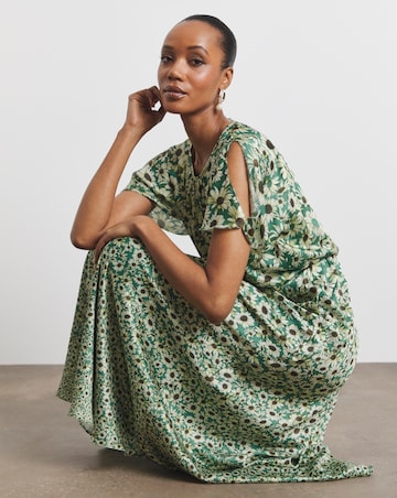 Joanna Hope Split Sleeve Maxi Dress