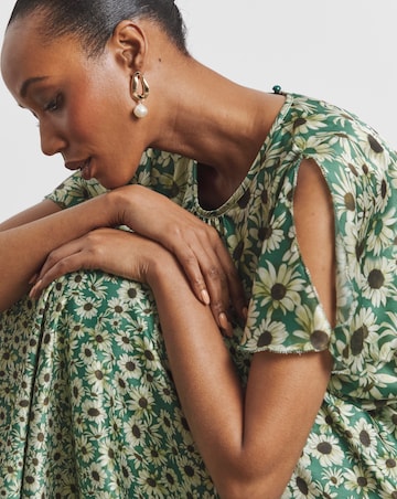 Joanna Hope Split Sleeve Maxi Dress