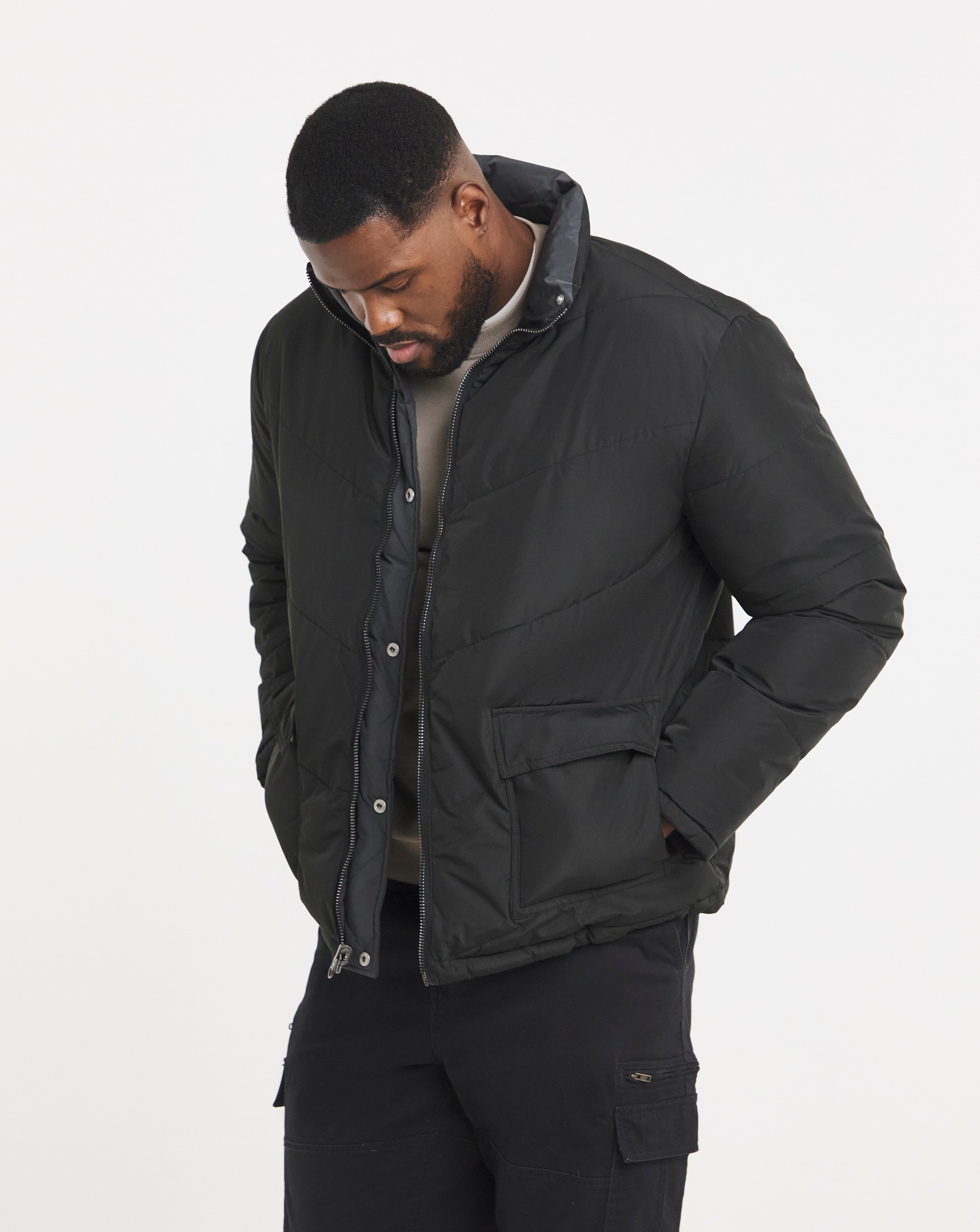 Funnel Neck Reversible Puffer