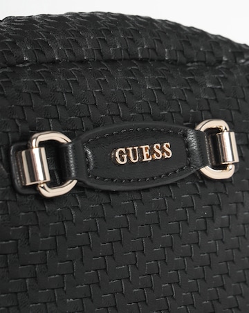Guess Francy Woven Black Camera Cross-Body Bag