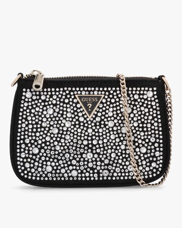 Guess Jewel Black Pouch Short Handle Bag