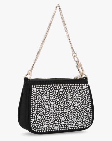 Guess Jewel Black Pouch Short Handle Bag