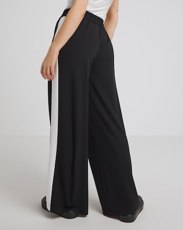 Simply Be Side Stripe Wide Leg Trousers