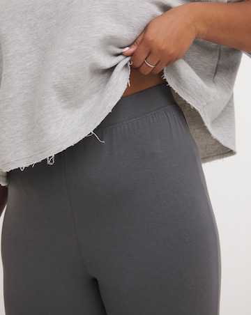 Simply Be 2 Pack Black/ Charcoal Cycling Shorts