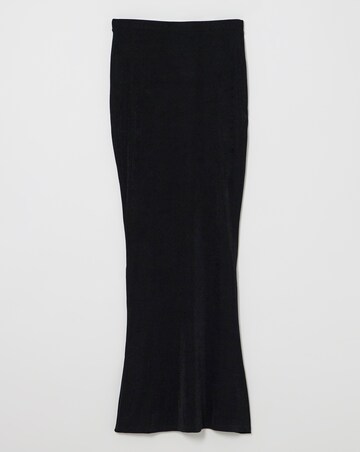 Simply Be Black Slinky Maxi Skirt