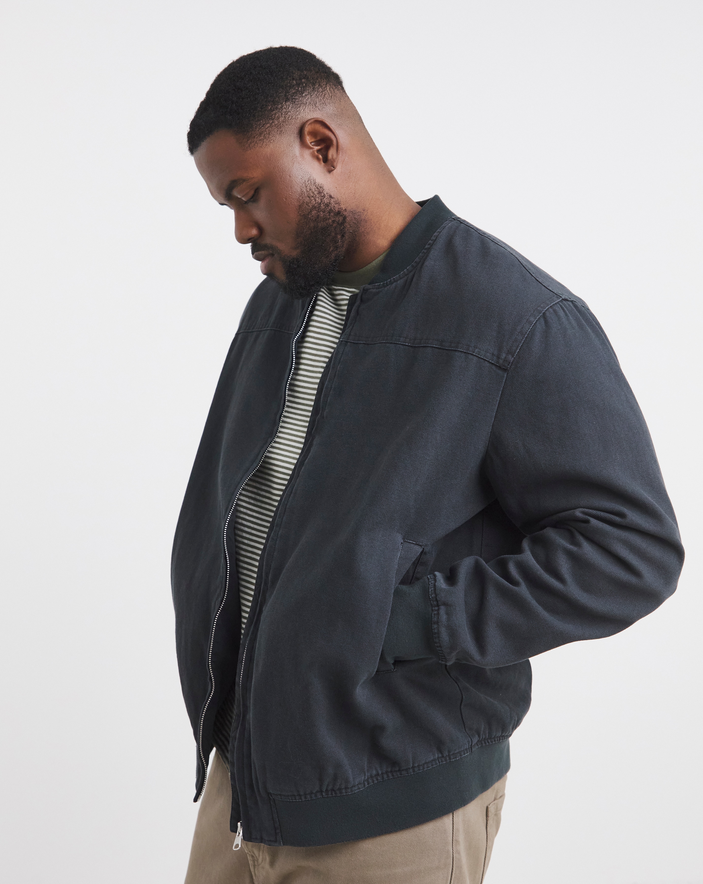 Pigment Dyed Slouched Bomber
