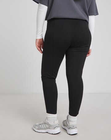 Black Ponte Stretch Treggings
