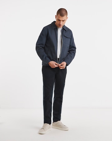 Smart Zip Up Harrington