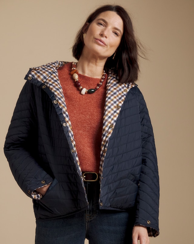 Julipa Reversible Printed Padded Coat