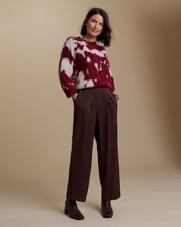 Julipa Petite Satin Straight Leg Trouser