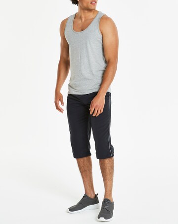 Navy Leisure 3/4 Pants