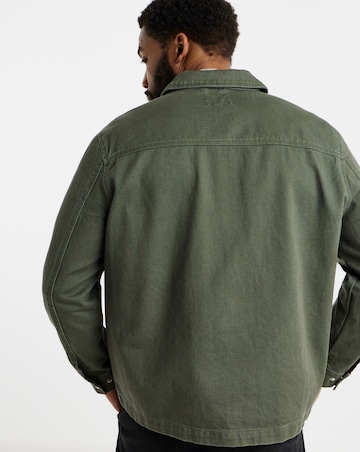 Cotton Twill Zip Harrington