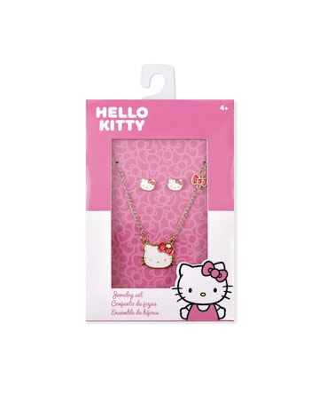 Hello Kitty Earring & Necklace Set