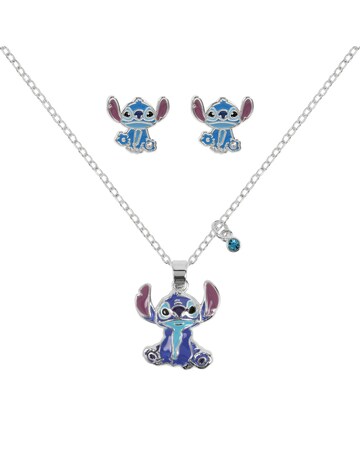 Stitch Earrings & Necklace Set