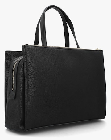 Fiorelli Etta Buckle Black Satchel Bag