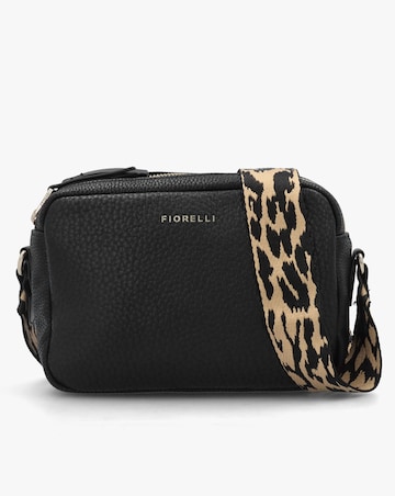 Fiorelli Effie Webbed Strap Black Cross-Body Bag