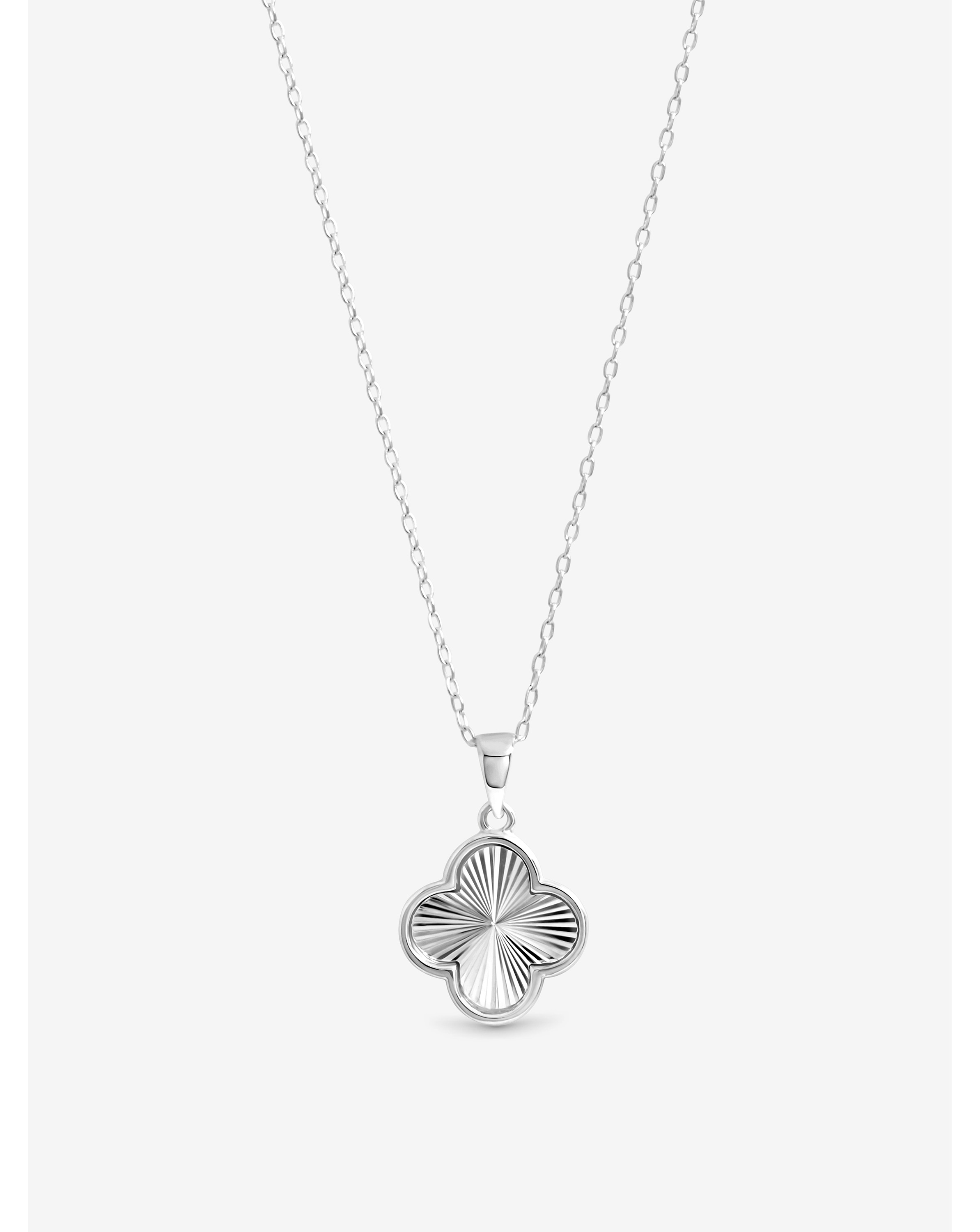 Sterling Silver 925 Clover Pendant