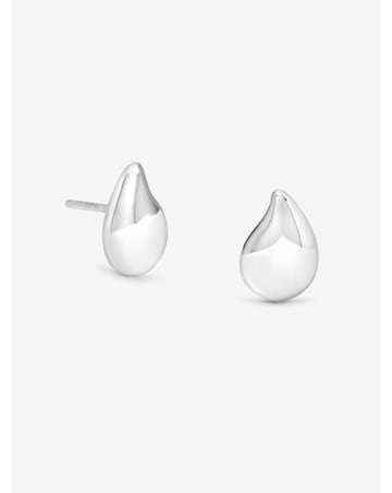 Simply Silver Sterling Silver 925 Polished Nugget Stud Earrings