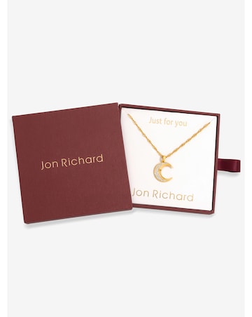Jon Richard 18K Gold Plated Celestial Pendant - Gift Box