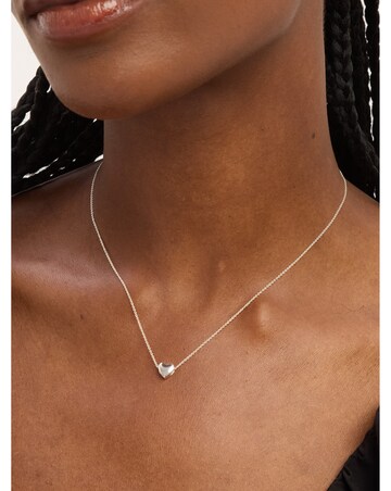 Simply Silver Sterling Silver 925 Polished Mini Heart Pendant