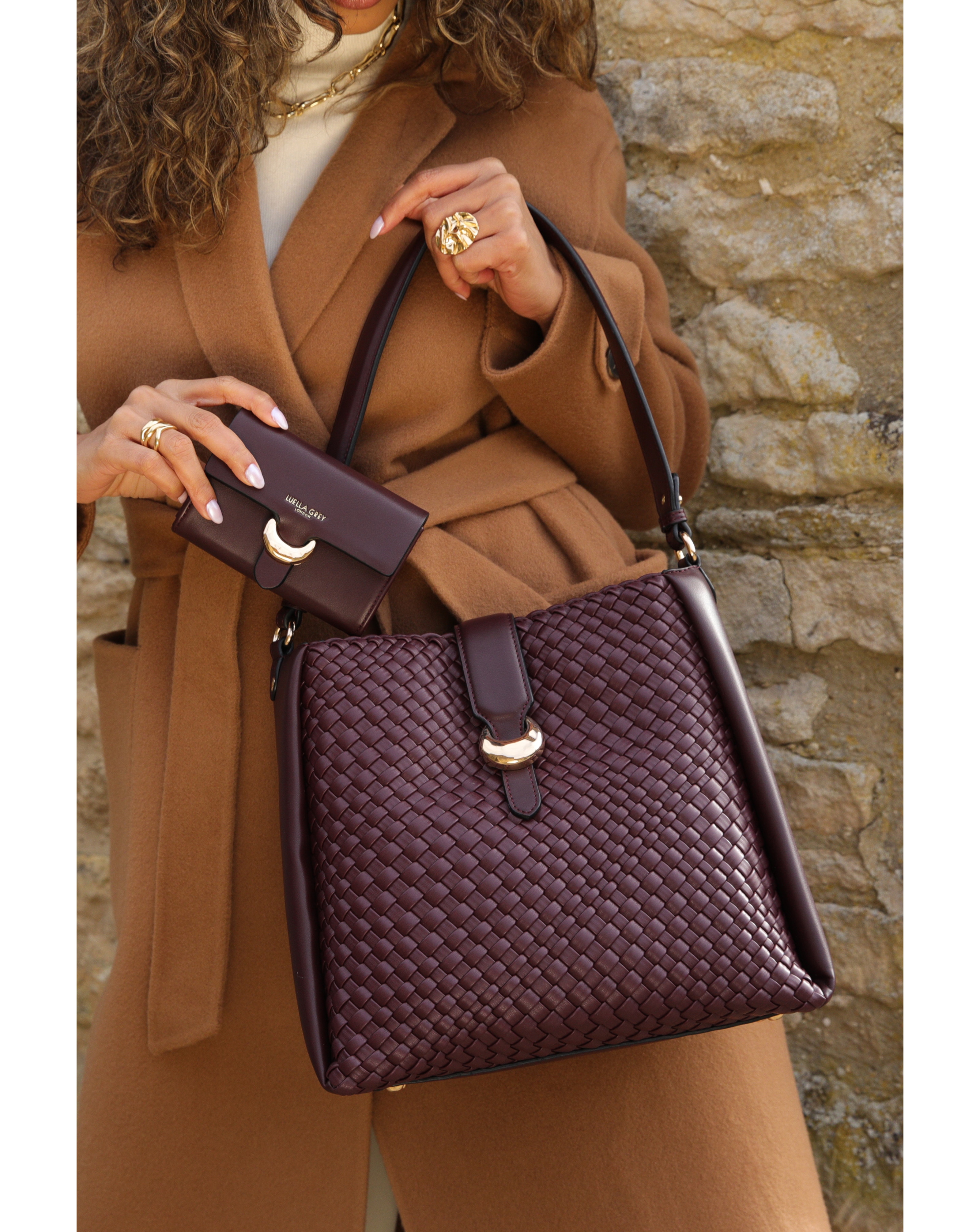 Luella Grey Flora Cherry Weave Hobo