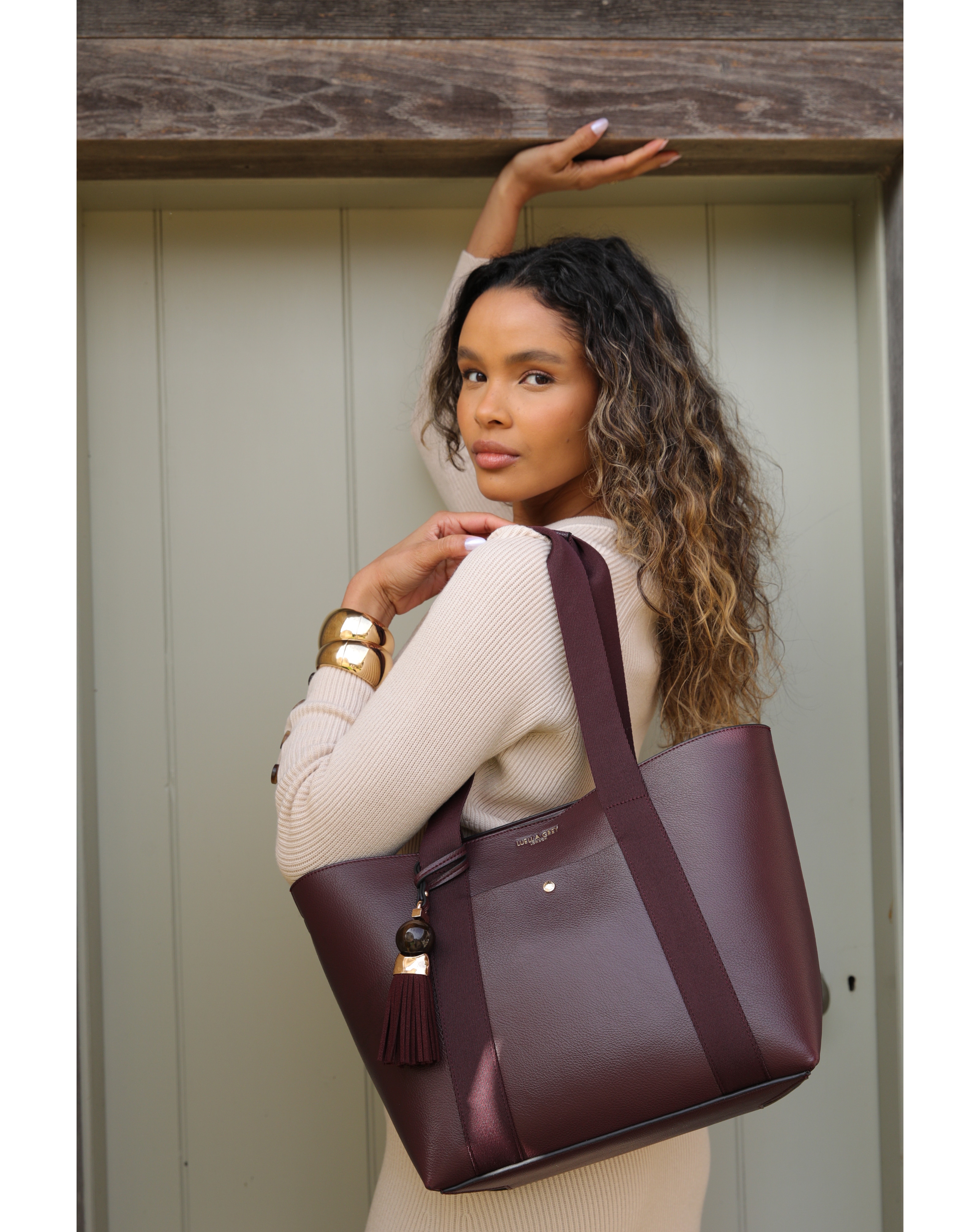 Luella Grey Benita Cherry Casual Tote
