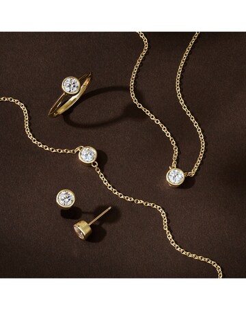 Clogau Celebration 9ct Solid Gold Necklace with 0.5ct Lab-Grown Diamond