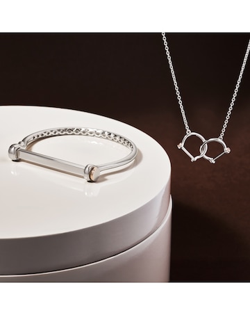 Royal Clogau Sterling Silver Stirrup Bangle